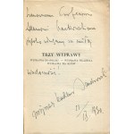 [Polnisch-bolschewistischer Krieg] KADEN-BANDROWSKI Juliusz - Drei Expeditionen. Die Expedition nach Polen. Vilnius-Expedition. Kiewer Expedition [1930] [AUTOGRAFIE UND DEDIKATION].