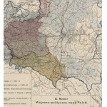 ROMER E. - A war-political map of Poland. Because of the manifesto of November 5, 1916 [Lvov 1916].