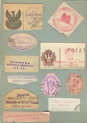 Set of dozens of Legion stamps [feldpost 1915-1916].