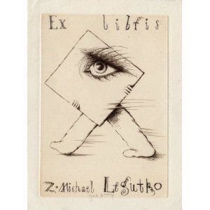 [ekslibris] GET-STANKIEWICZ Eugeniusz - Ex libris Z. Michael Legutko [1987]