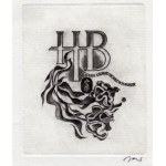 [ekslibris] JAKUBOWSKI Wojciech - Ex libris Horst Bourmer
