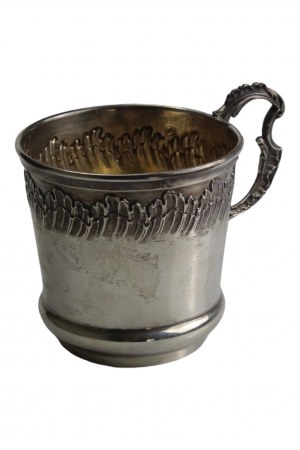mug silver France 19th century.