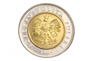 5 zlotys 1996