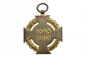Franz Joseph 1, Military Jubilee Cross (Militär-Jubiläumskreuz).