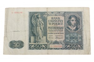 50 zloty 1941 series D