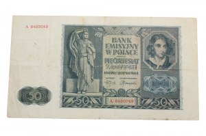 50 zloty 1941 series A