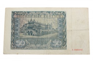 50 zloty 1941 series A
