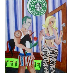 Mariusz Drabarek, Party bei StarBucks