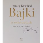Józef Wilkoń, Příběhy zvířat, podpis autora