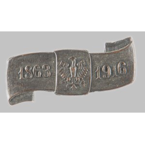 Odznaka pamiątkowa - 53 rocznica wybuchu powstania styczniowego 1863-1916