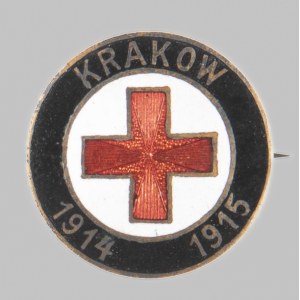Odznaka Czerwonego Krzyża KRAKÓW 1914-1915