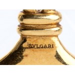 BULGARI: citrine quartz gold pendant