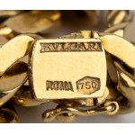 BULGARI: diamond amethyst enamel gold neklace