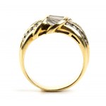 SALVINI: diamond gold band ring