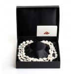 ASCIONE: Three strands freshwater pearl necklace