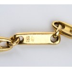 POMELLATO: solid flat mariner gold chain