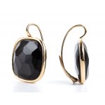 POMELLATO, Victoria collection: golden earrings with jet