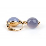 POMELLATO, Luna collection: necklace bracelet and a pair of earrings in gold and chalcedony