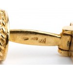 ROBERTA DI CAMERINO: gold cufflinks