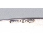 Set of 12 Italian silver dishes