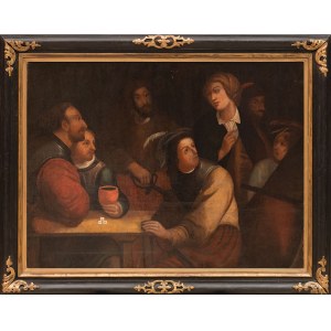 Caravaggionista francuski, GRA W KOŚCI, 1 poł. XVII w.