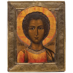 IKONA, CHRYSTUS EMANUEL, Rosja, XIX w.