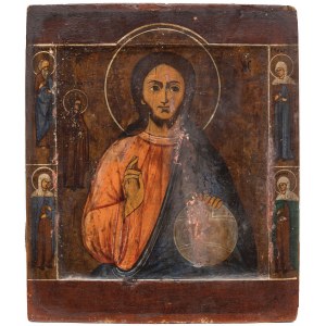 IKON, CHRISTUS PANTOKRATOR, Rusko, 18./19. storočie.