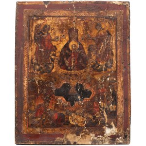 IKON OF THE MOTHER OF GOD, LIVING SOURCE, Russia, 19th century.