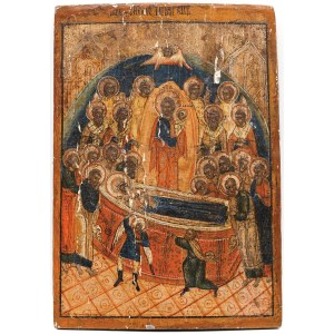 IKONA, ZAŚNIĘCIE MARII, Rosja, XIX w.