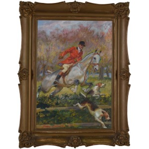 Kossak Jerzy (1886-1955) Scena z polowania