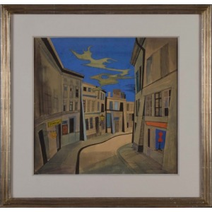 Skarżyński Jerzy (1924-2004) Projekt scenografii do przedstawienia Romans z wodewilu”