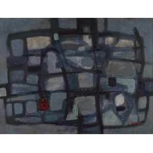Lange Wiesław (1914-1988) Kompozycja abstrakcyjna