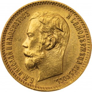 5 rubli 1902, AP, Rosja, Au 900, 4,31 g