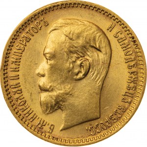5 rubli 1903, AP, Rosja, Au 900, 4,31 g