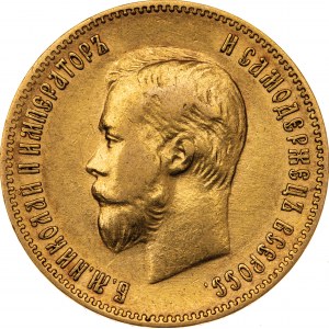 10 rubli 1902, AP, Rosja, Au 900, 8,60 g