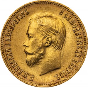 10 rubli 1904, AP, Rosja, Au 900, 8,63 g