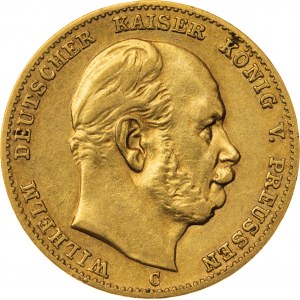 10 marek 1873, C-Frankfurt, Niemcy, Au 900, 3,97 g