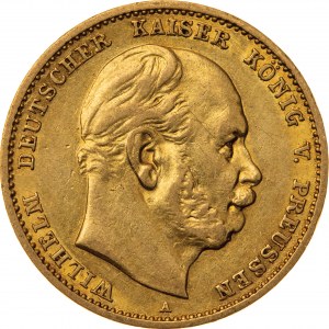 10 marek 1878, A-Berlin, Niemcy, Au 900, 3,97 g