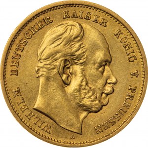10 marek 1888, A-Berlin, Niemcy, Au 900, 3,99 g