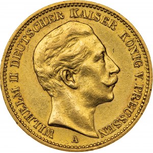 20 marek 1896, A-Berlin, Niemcy, Au 900, 7,97 g