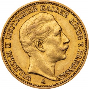 20 marek 1905, A-Berlin, Niemcy, Au 900, 7,97 g
