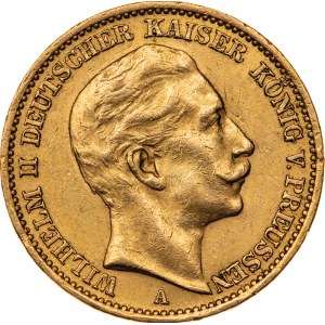 20 marek 1909, A-Berlin, Niemcy, Au 900, 7,99 g