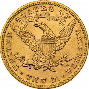 10 dolarów 1893, USA, Filadelfia, Au 900, 16,78 g