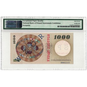1 000 złotych 1965, PRL, seria G, PMG 67 EPQ, MAX ŚWIAT