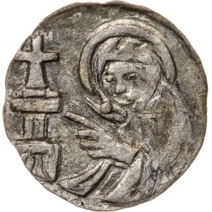 ŚLĄSK, Ks. Legnicko-Brzeskie, Ludwik II Brzeski 1399-1436, Brzeg, halerz ok. 1430