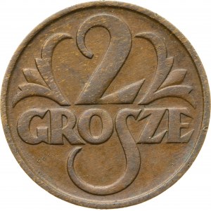 2 grosze 1928, II RP