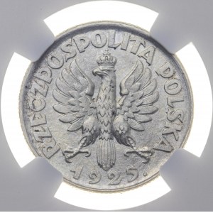 1 zł 1925, II RP, MS 63