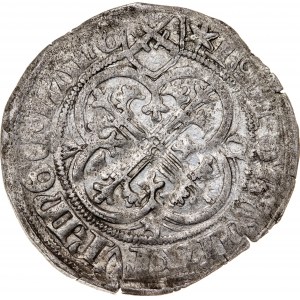 Niemcy, Saksonia - książę Fryderyk II „Łagodny” elektor saski 1457-1464, grosz mieczowy