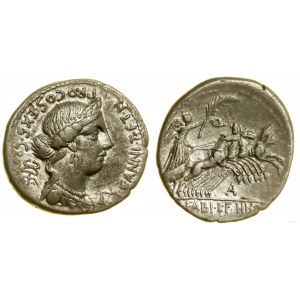 Rímska republika, denár, 82-81 pred n. l., Španielsko