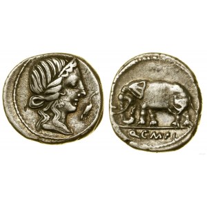 Rímska republika, denár, 81 pred n. l., Rím